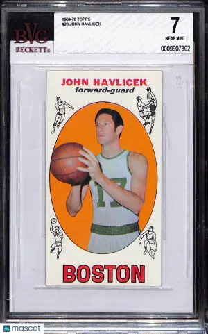 1969 Topps John Havlicek #20 BVG 7