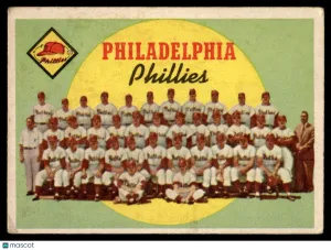 1959 Baseball Card Marked Team Photo #8