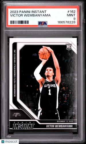 2023 Panini Instant Basketball Victor Wembanyama #162 PSA 9