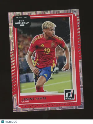 Lamine Yamal 2025 Panini Donruss Road to FIFA World Cup 26 #10 Maze Spain