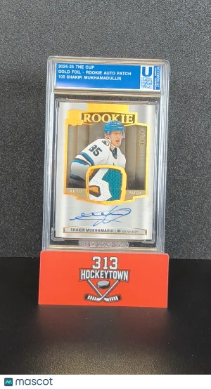 2024-25 Upper Deck The Cup Shakir Mukhamadullin #105 Gold Foil Rookie Auto /60