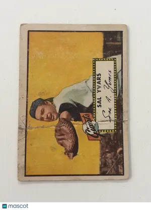 1952 Topps Sal Yvars #338 Low grade