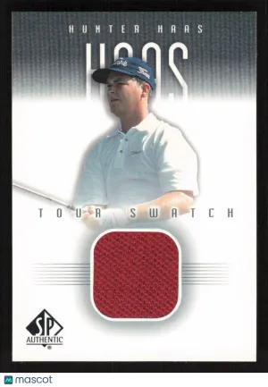 2001 SP Authentic Hunter Haas #HH-TS Tour Swatch MEM