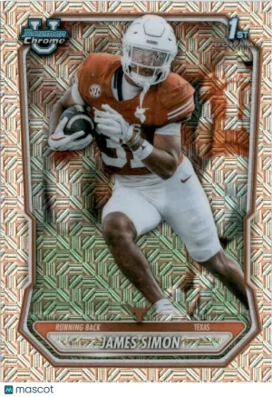 2026 Bowman Chrome University James Simon Mojo Refractor #BCP-62