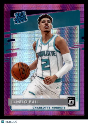 2020-21 Donruss Optic LaMelo Ball #153 Hyper Pink