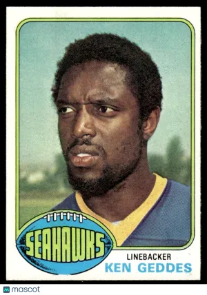 1976 Football Card Ken Geddes #96