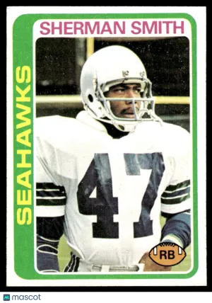 1978 Football Sherman Smith #191