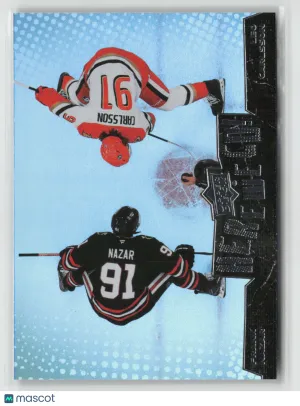2026-27 Upper Deck Series 1 Here We Go Frank Nazar Leo Carlsson #WE-6