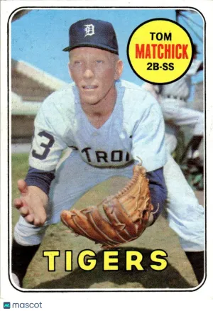 1969 Baseball Card Tom Matchick #344