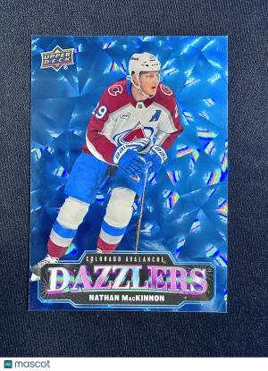 2026-27 Upper Deck Series 1 Nathan MacKinnon #DZ-12 Dazzlers Blue