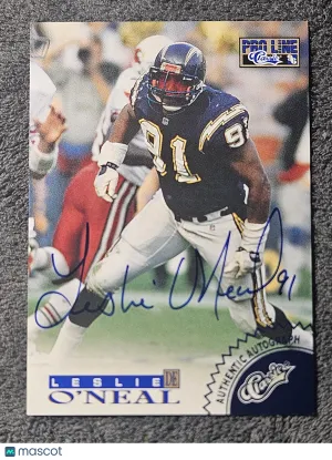 1996 Classic Pro Line Leslie O'Neal Autograph Auto