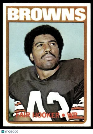 1972 Football Card Fair Hooker #239