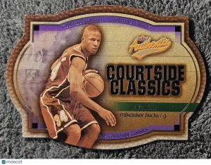 2002 Fleer Authentix Courtside Classics #3 OF 15 CC Ray Allen Silver /750