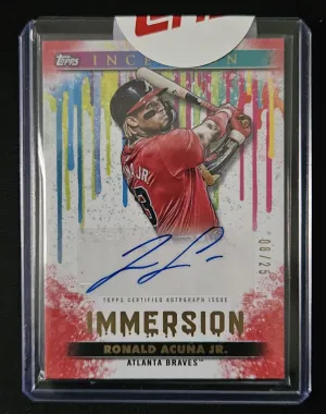 2024 Inception Ronald Acuña Jr Immersion Auto Red /25
