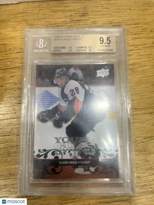 2008-09 Claude Giroux Upper Deck Young Guns Rookie RC BGS 9.5 TRUE GEM+ MINT