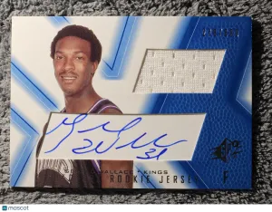 2001 Upper Deck SPx #94 Gerald Wallace RPA Auto /800 Rookie RC Jersey Autograph