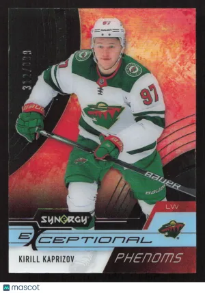 2021-22 Upper Deck Synergy Kirill Kaprizov #EP-KK Exceptional Phenoms SN