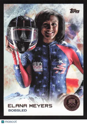 2014 Topps U.S. Olympic Elana Meyers #63 Bronze