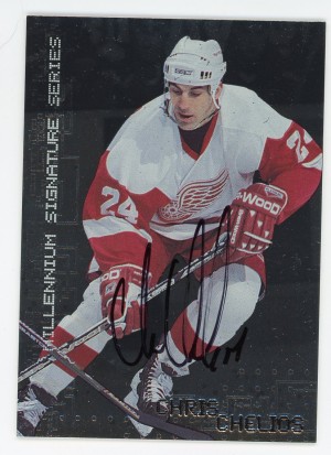 1999-00 Be a Player Millennium Chris Chelios Autograph