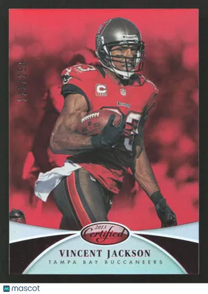 2013 Panini Certified Vincent Jackson #108 Mirror Red SN