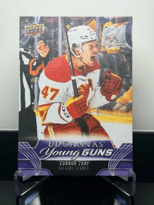 Connor Zary Young Guns Canvas