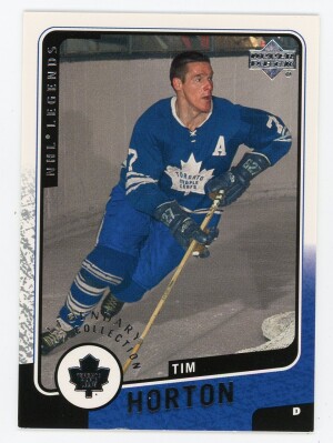 2000-01 Upper Deck Legends Tim Horton Legendary Collection Silver 87/100 *VF-NM*