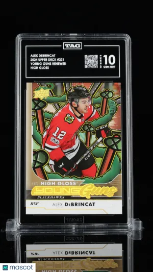 /10 2024 Upper Deck Young Guns Renewed Alex DeBrincat #221 High Gloss TAG 10