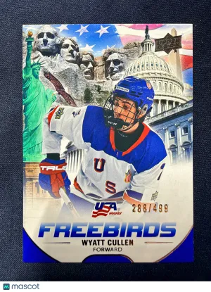 2026 Upper Deck Team USA Juniors Wyatt Cullen #FB-3 Blue /499