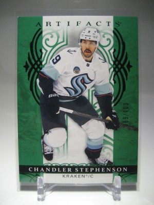 2026-27 Upper Deck Artifacts Hockey Chandler Stephenson 30 89/100 Jade Green