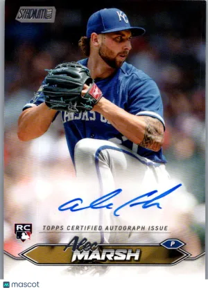 2024 Topps Stadium Club Alec Marsh #SCBA-AM RC Auto