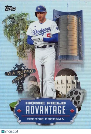 2023 Topps Home Field Advantage Freddie Freeman #HA-9 Los Angeles Dodgers