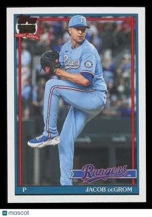 Jacob deGrom 2026 Topps Update 1991 #U91-14 Texas Rangers