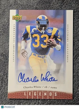 2006 Upper Deck Legends Football #72 Charles White Autograph Auto