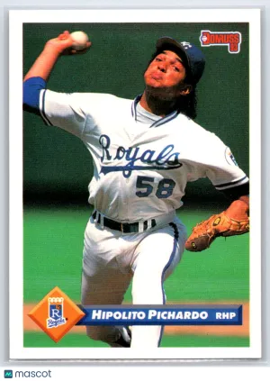 1992 Donruss Hipolito Pichardo #571 Kansas City Royals