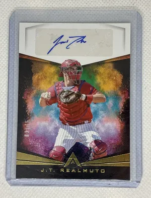 2020 Panini Chronicles Baseball Ascension Autograph JT Realmuto /75