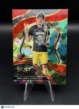Breanna Stewart 2024 Panini Select #247 Red Ice Prizm - Seattle Storm