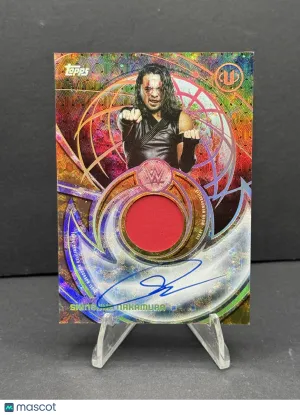 2026 Topps Universe WWE Shinsuke Nakamura #WRA-SN Autograph Relic Memorabilia