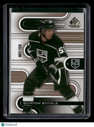 2022-23 SP Game Used Quinton Byfield #62 Gold SN