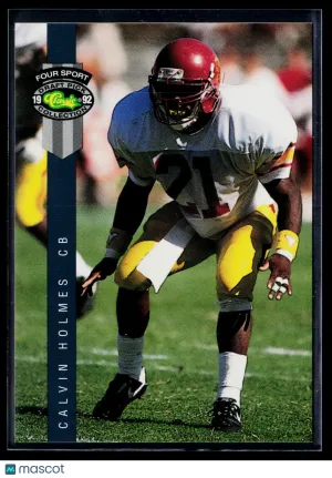 1992 Classic Four Sport Draft Pick Collection Calvin Holmes #145