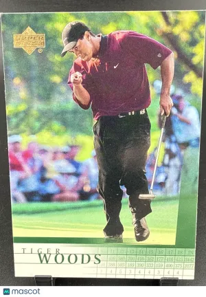 2001 Upper Deck Tiger Woods #1 RC Base Set