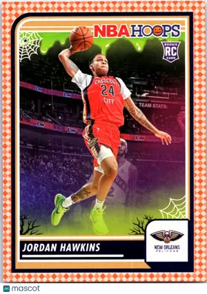 2024 Panini NBA Hoops Haunted Hoops Jordan Hawkins #125 RC