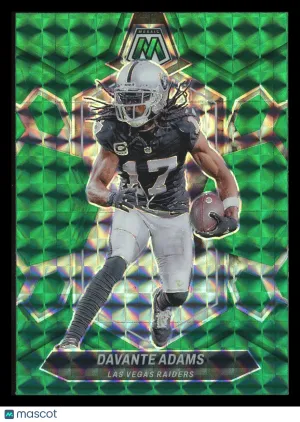 Davante Adams 2024 Panini Mosaic Green #115 Las Vegas Raiders