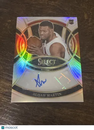 2025-26 Panini Select Alijah Martin #RS-MRT Silver /249 RC