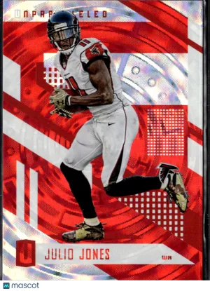 Julio Jones 2017 Panini Unparalleled Football /15 Atlanta Falcons
