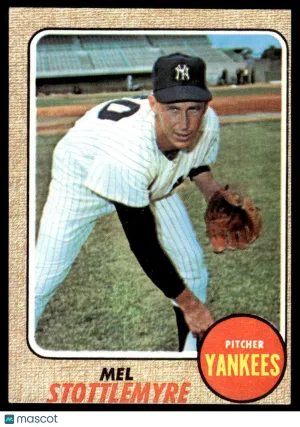 1968 Baseball Card Mel Stottlemyre #120
