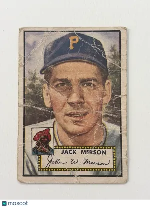 1952 Topps Jack Merson #375