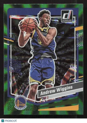 2023-24 Donruss Andrew Wiggins #170 Green Laser Holo