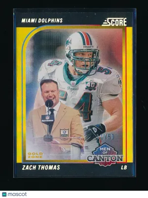 2024 Panini Zach Thomas #20 Gold Zone