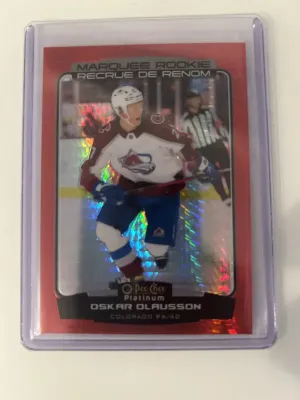 2022-23 OPC Platinum Oskar Olausson Red Prism /199