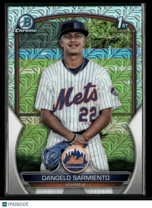 2023 Bowman Chrome Dangelo Sarmiento #BCP-161 Parallel 1st Bowman Mojo Refractor